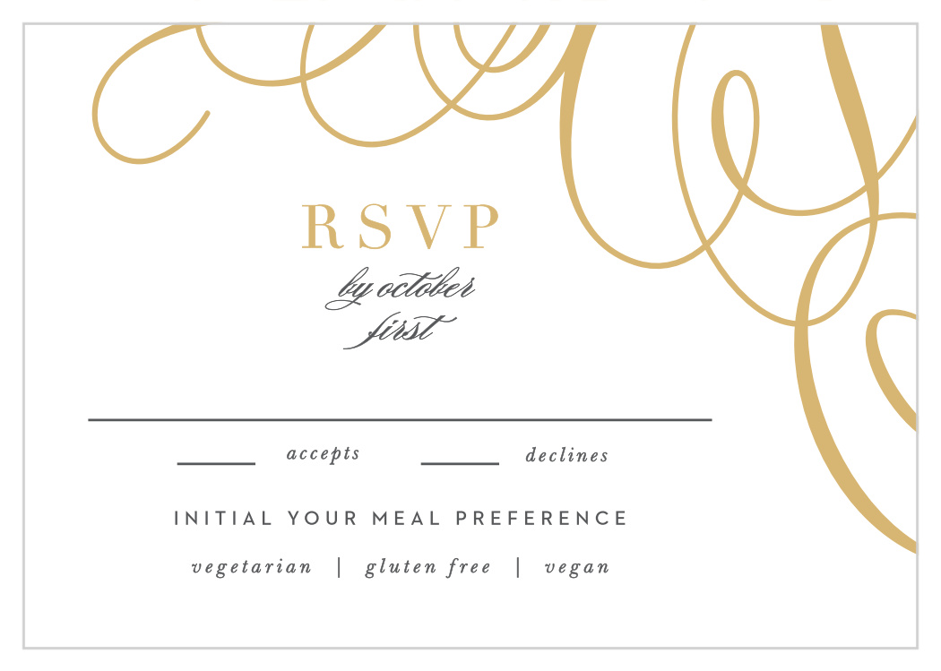 Timeless Swirls Response Cards
