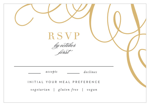 Timeless Swirls Response Cards