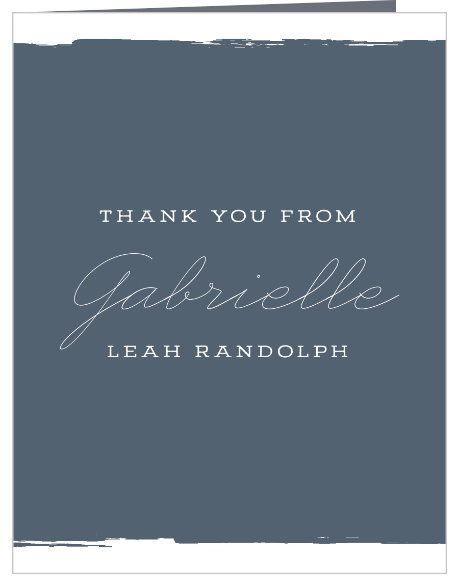Circle Spotlight Graduation Thank You Cards