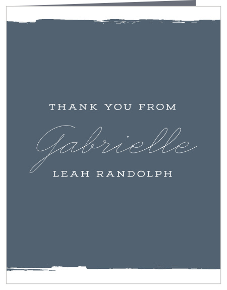 Circle Spotlight Graduation Thank You Cards
