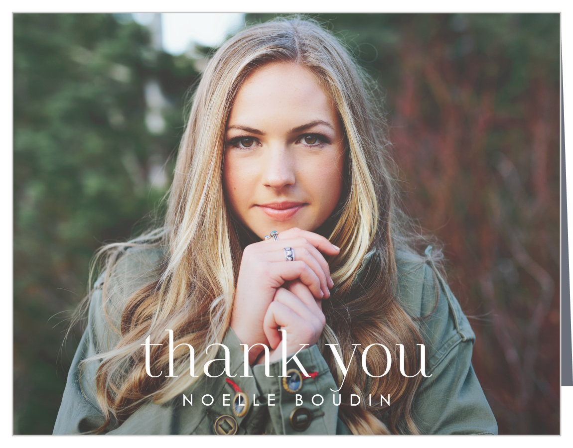 College Collage Graduation Thank You Cards