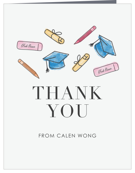 New Beginnings Graduation Thank You Cards