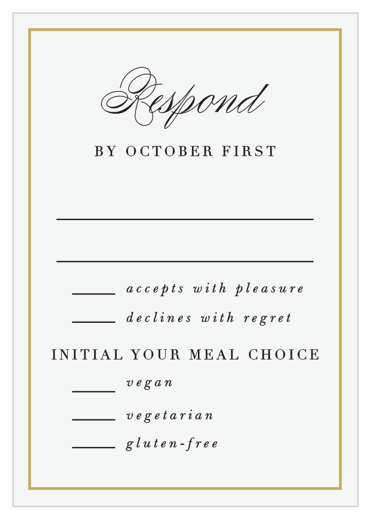 Polka Dot Passion Response Cards