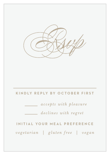 Old Fashioned Charm Response Cards