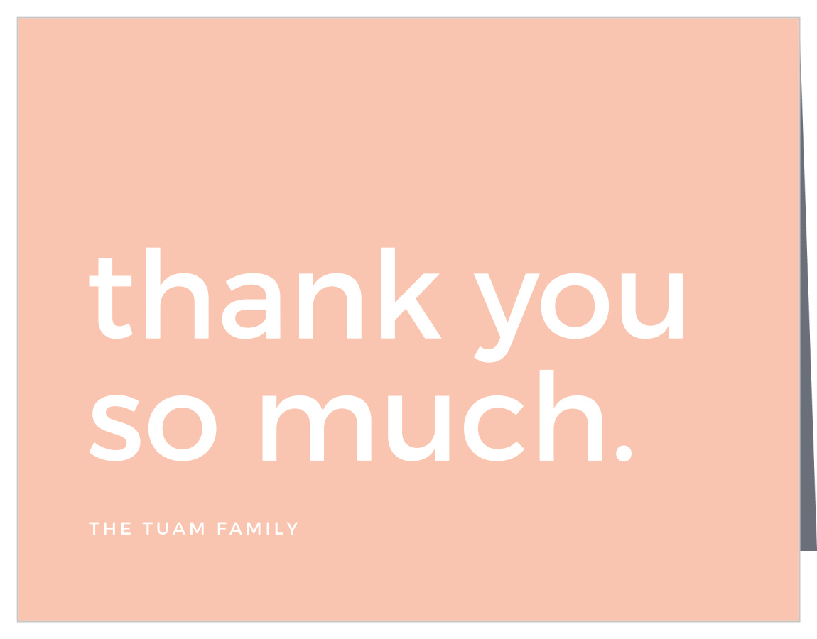 Baby Girl Baby Shower Thank You Cards