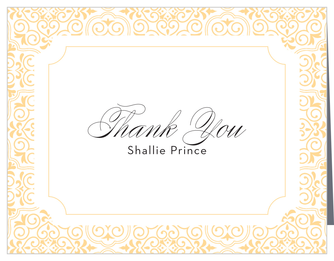 Ticket Benefit Bridal Shower Thank You Cards