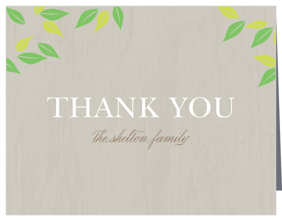 Birds & Banners Baby Shower Thank You Cards