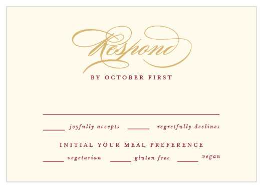 Simple Scroll Response Cards