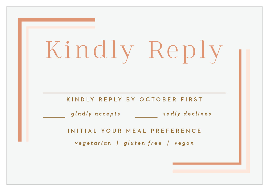 Clean Lines Response Cards