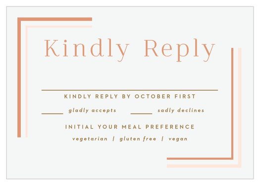 Clean Lines Response Cards