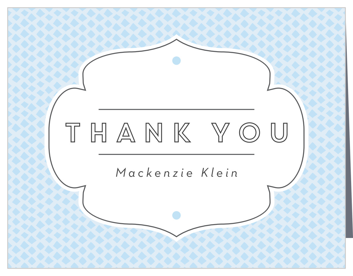 Door Knob Baby Shower Thank You Cards