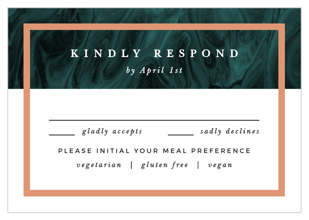 Simply Formal Response Cards