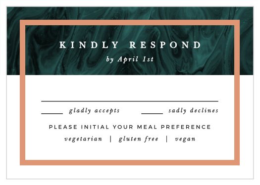 Simply Formal Response Cards