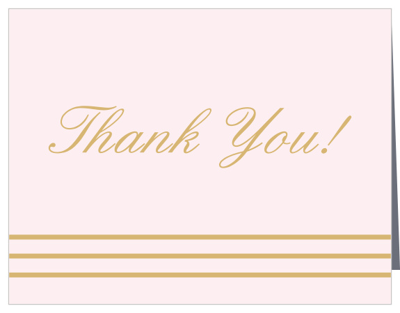 Ka-Ching! This glamorous thank you card is the perfect way to show your gratitude, with its customizable text, fonts, and colors!