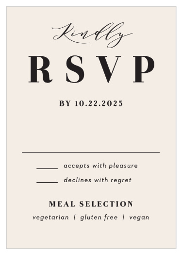 Cutest Couple Response Cards