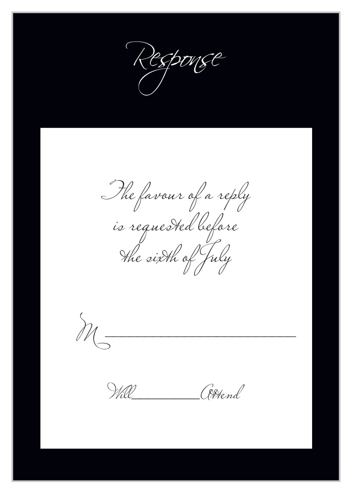 Forever Modern Response Cards