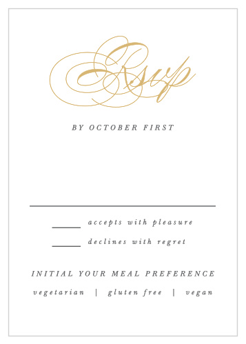 Simple Border Response Cards