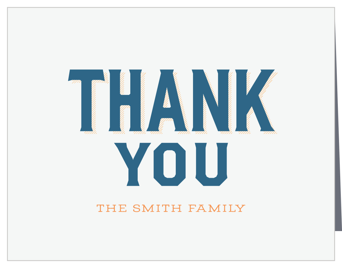 Modernly Western Baby Shower Thank You Cards