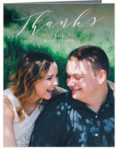 Classic Simplicity Wedding Thank You Cards