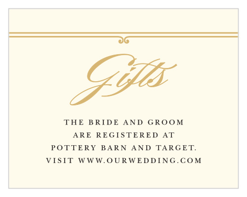 Night Deco Registry Cards