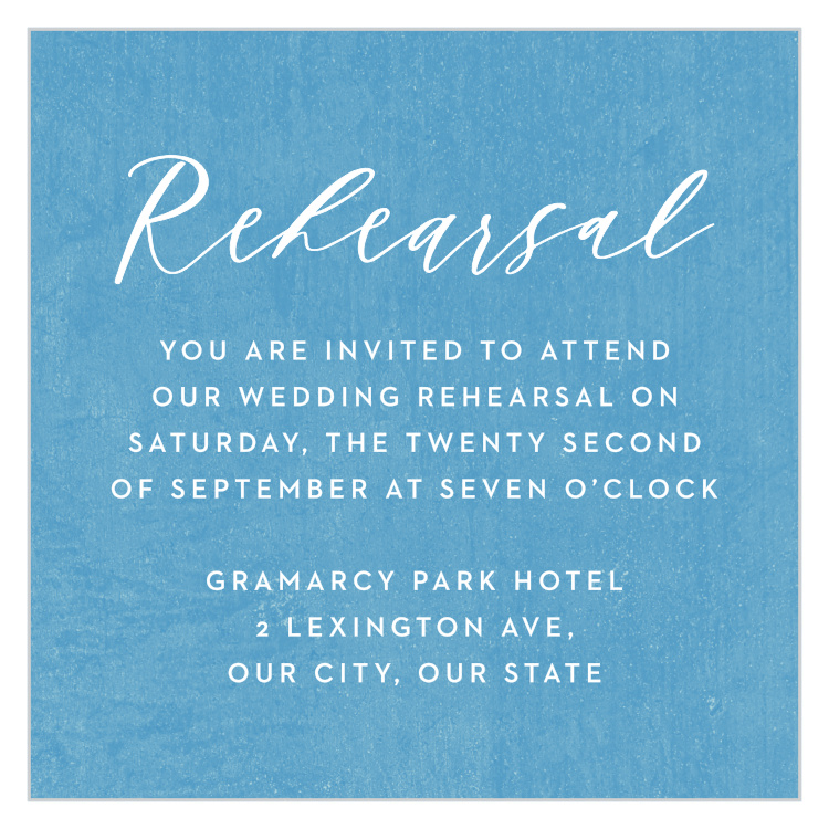 Rocky Beach Stamp Rehearsal Cards