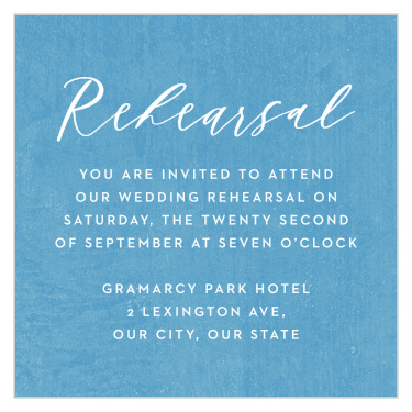 Rocky Beach Stamp Rehearsal Cards