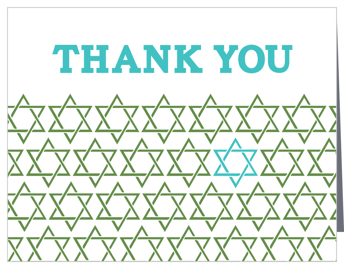 Field Of Stars Bar Mitzvah Thank You Cards