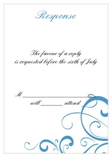 Simple Swirls Response Cards