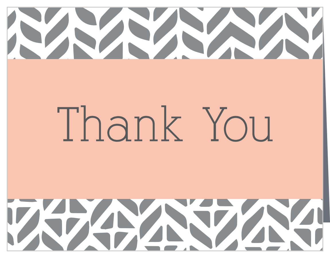Playful Pattern Bat Mitzvah Thank You Cards