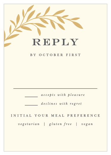 Tree Branch Silhouette Response Cards