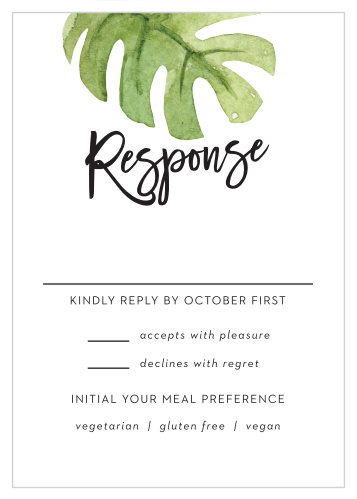 Fun Foliage Response Cards