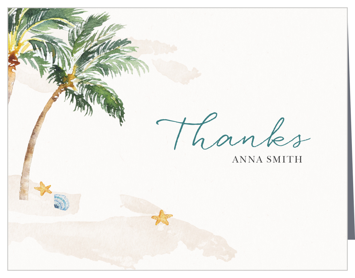 At Sea Bridal Shower Thank You Cards