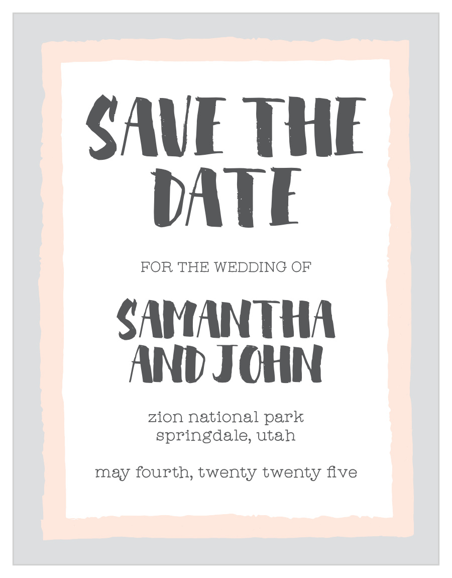 Sandy Splendor Save the Date Magnets