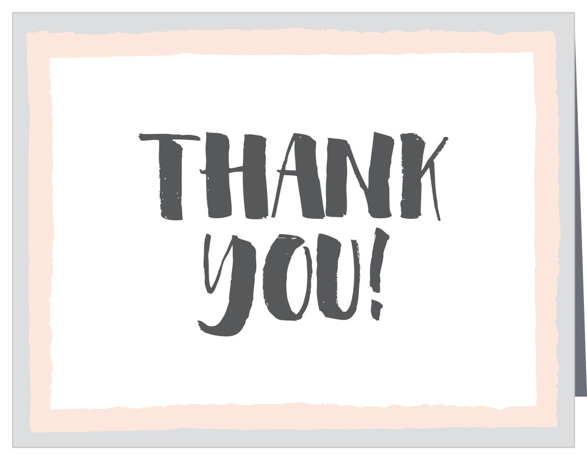 Sandy Splendor Wedding Thank You Cards
