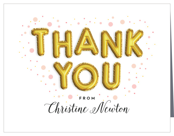 Celebration Decoration Bridal Shower Thank You Cards