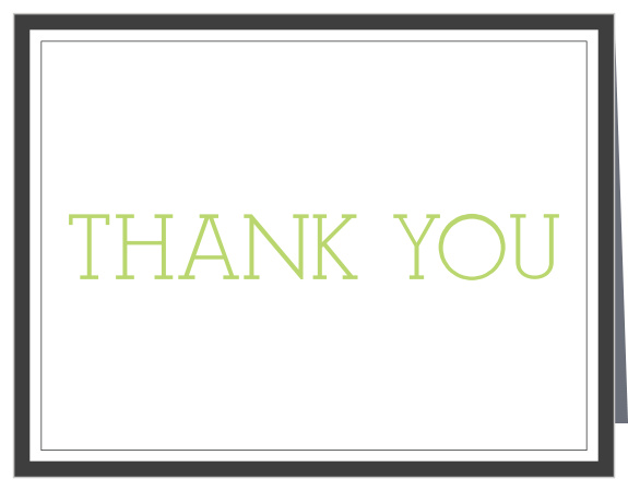 Cute and simple, the Classy Bridal Shower Thank You card is the perfect way to express your gratitude to your family and friends. Customize the font, text and colors of this adorable design. 