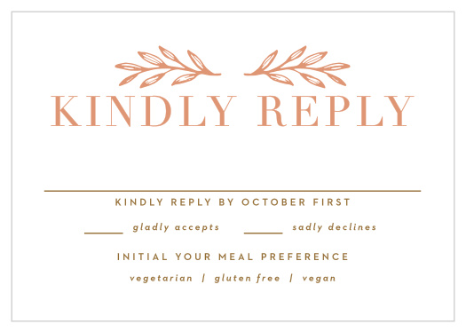 Ornate Corners Response Cards