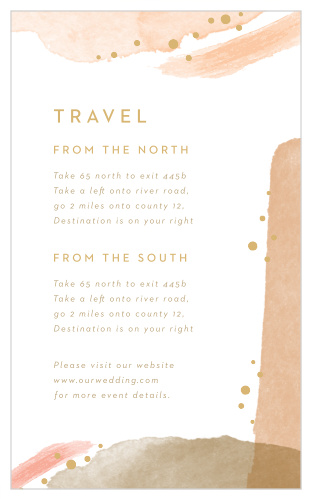 Modern Desert Direction Cards