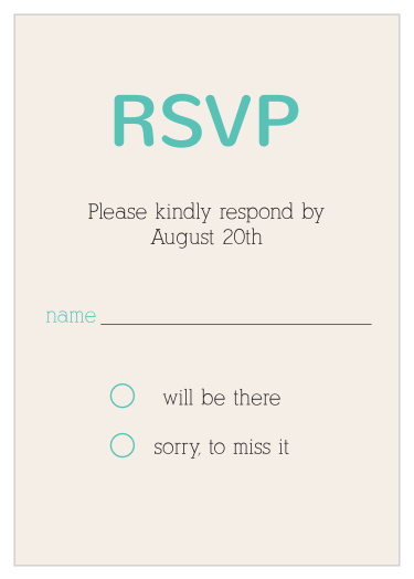 Simply Modern Bat Mitzvah Response Cards