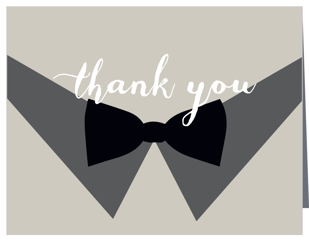 Little Gentleman Baby Shower Thank You Cards
