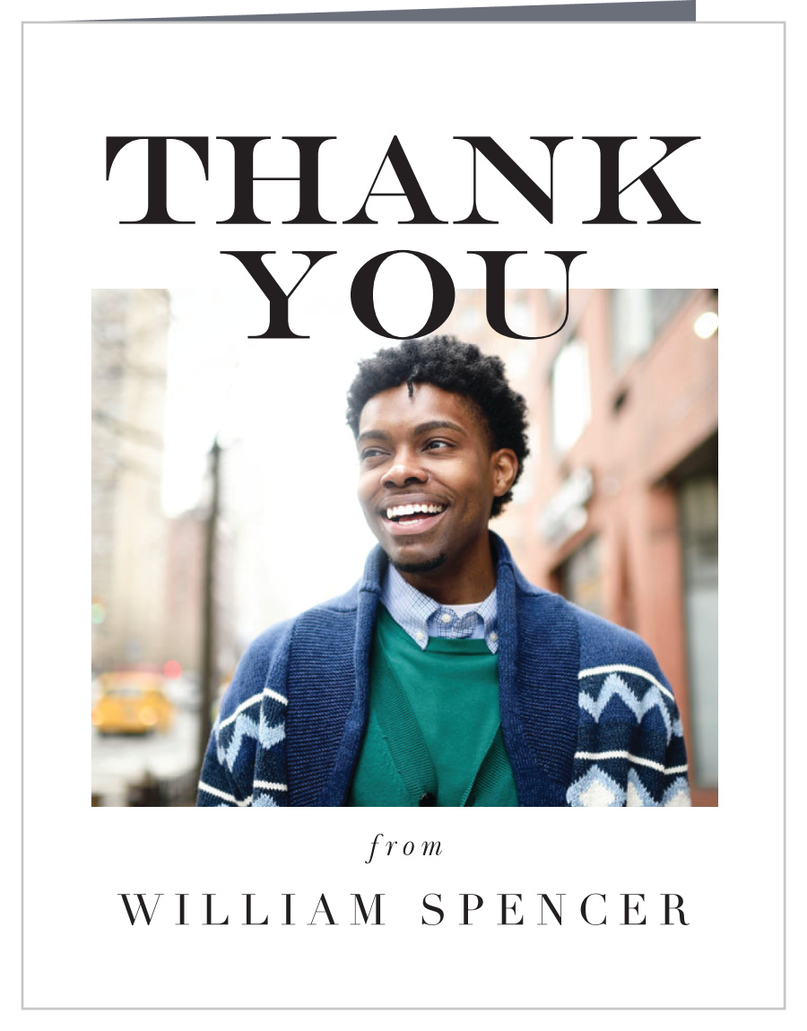 Photo Year Graduation Thank You Cards