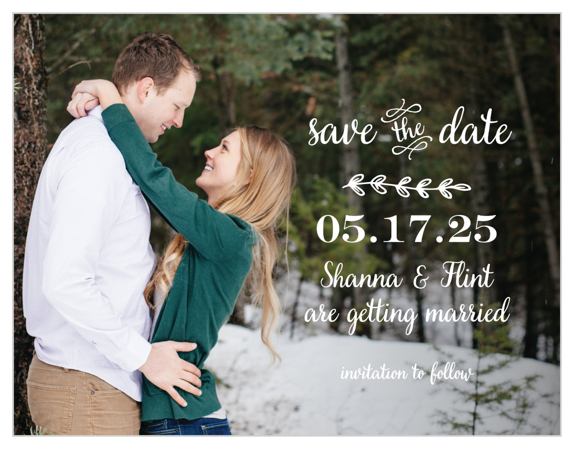 Rustic Country Save the Date Cards
