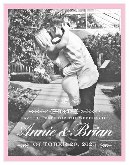 Ensure that your friends and family know when your wedding will be using the Subtle Elegance Save-the-Date Cards.