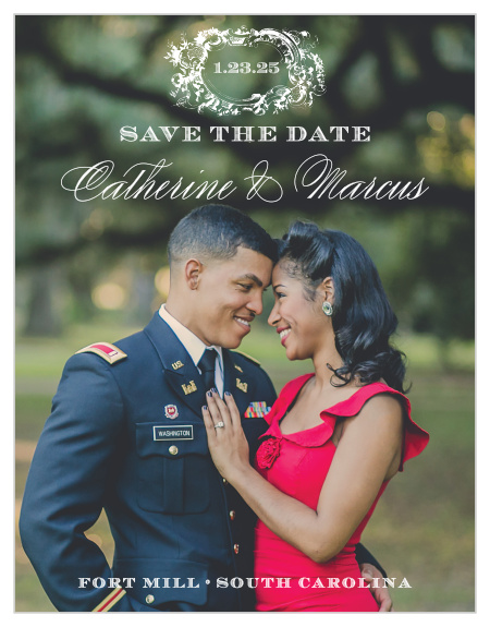Style & Grace Save-the-Date Magnets are the perfect reminder for your perfect day. 