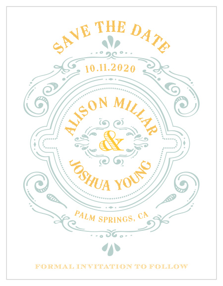 Cheerful Celebrations Save-the-Date Magnets are essential for ensuring that your guests mark their calendars well in advance of your special day.
