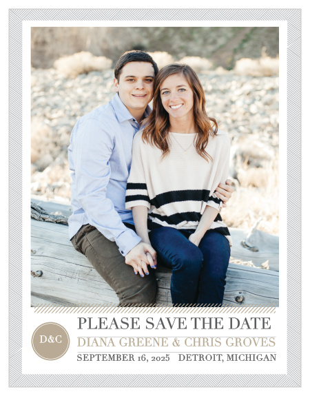 Our Simply Modern Save-the-Date Magnets are a part of the Love Vs. Design collection by Basic Invite. 