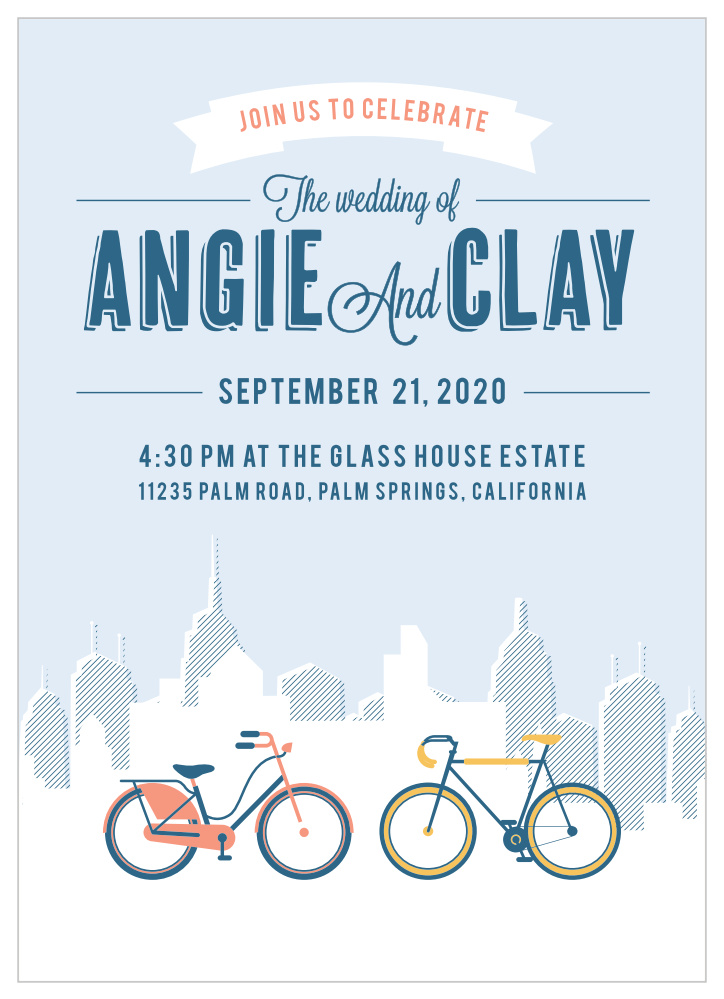 City Life Wedding Invitations