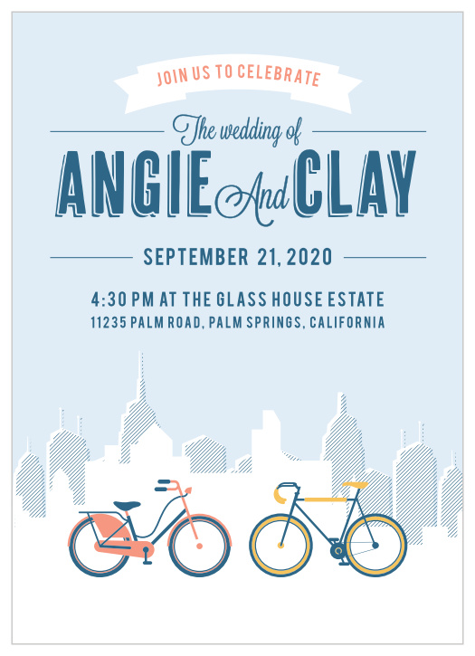 City Life Wedding Invitations