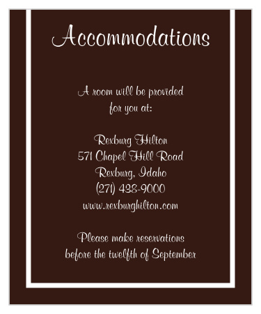 Photo Strip Accommodation Cards