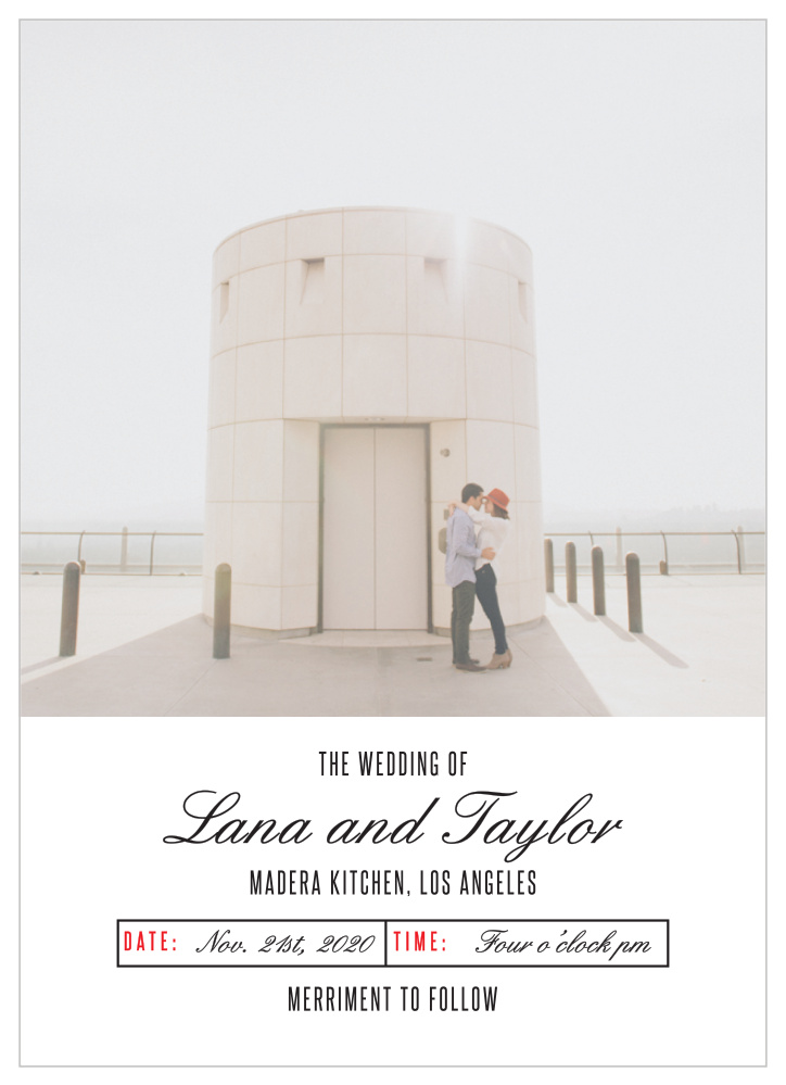 State of Mind Wedding Invitations